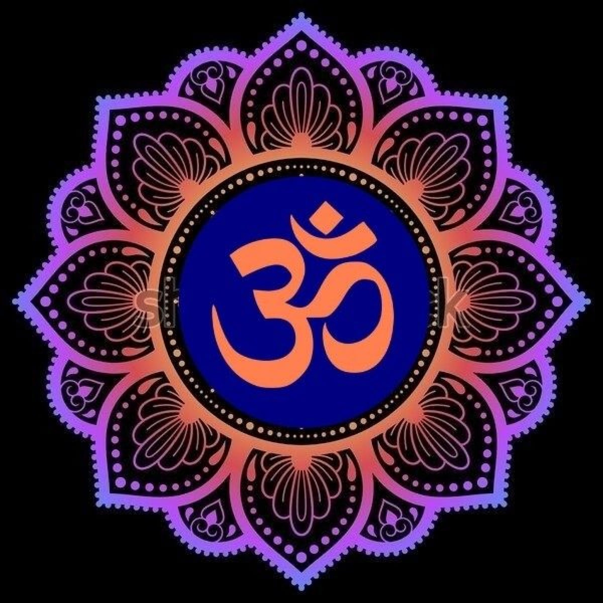 Premium AUM Self-Adhesive Vinyl Wall Decal (12 × 12 Inches)