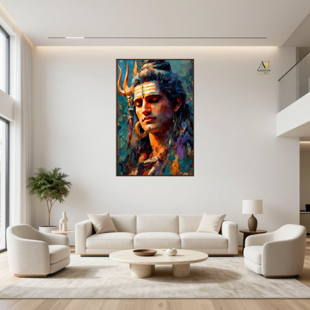 Lord Shiva – Divine Meditation Premium Wall Art