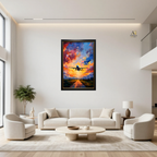 Flight into the Horizon | Premium Medium &amp; Large Format Canvas Print