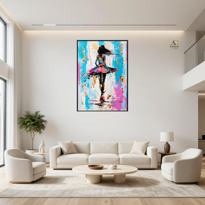 Abstract Fashion Figure Premium Wall Art.