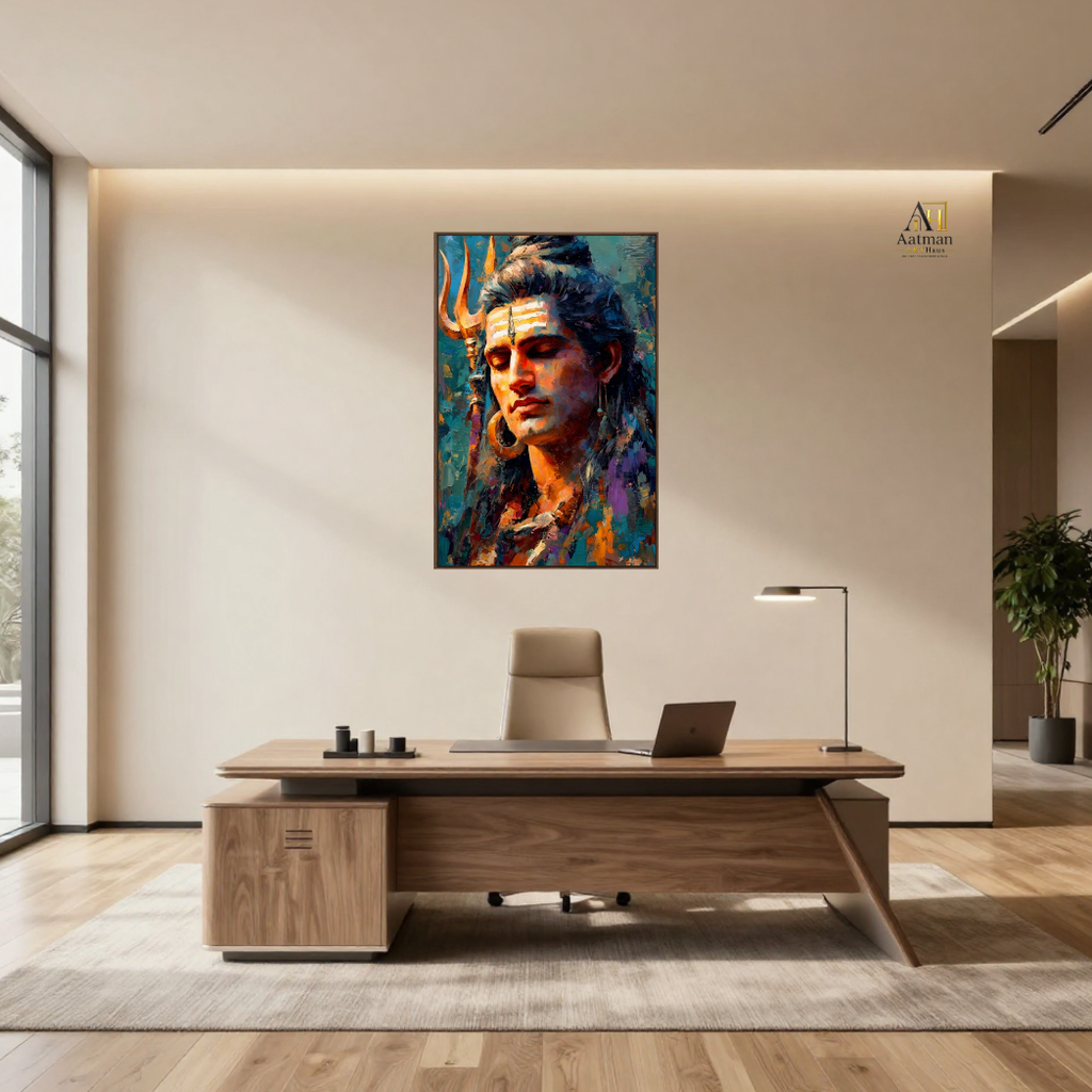 Lord Shiva – Divine Meditation | Premium Large Format Canvas Print