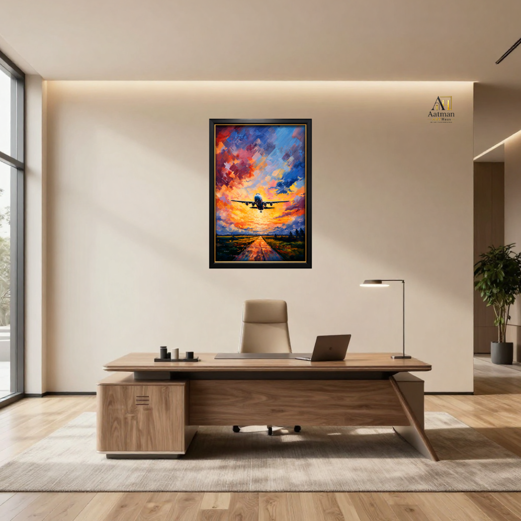 Flight into the Horizon | Premium Medium &amp; Large Format Canvas Print
