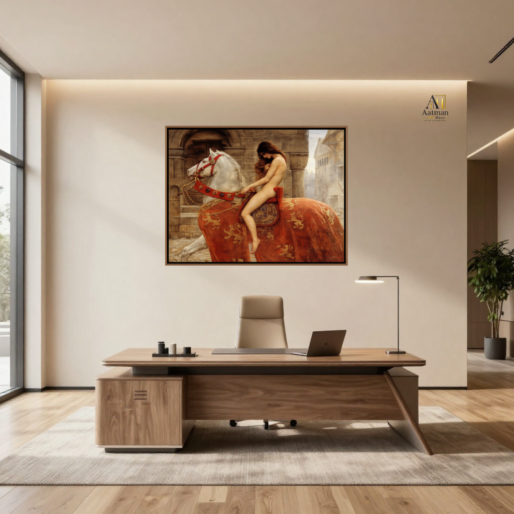 Lady Godiva (1897) – Inspired by John Collier | Premium Fine Art Canvas Print