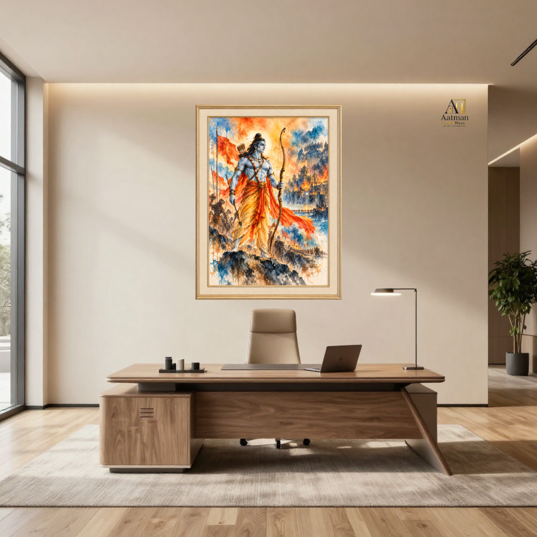 Lord Rama Premium Wall Art