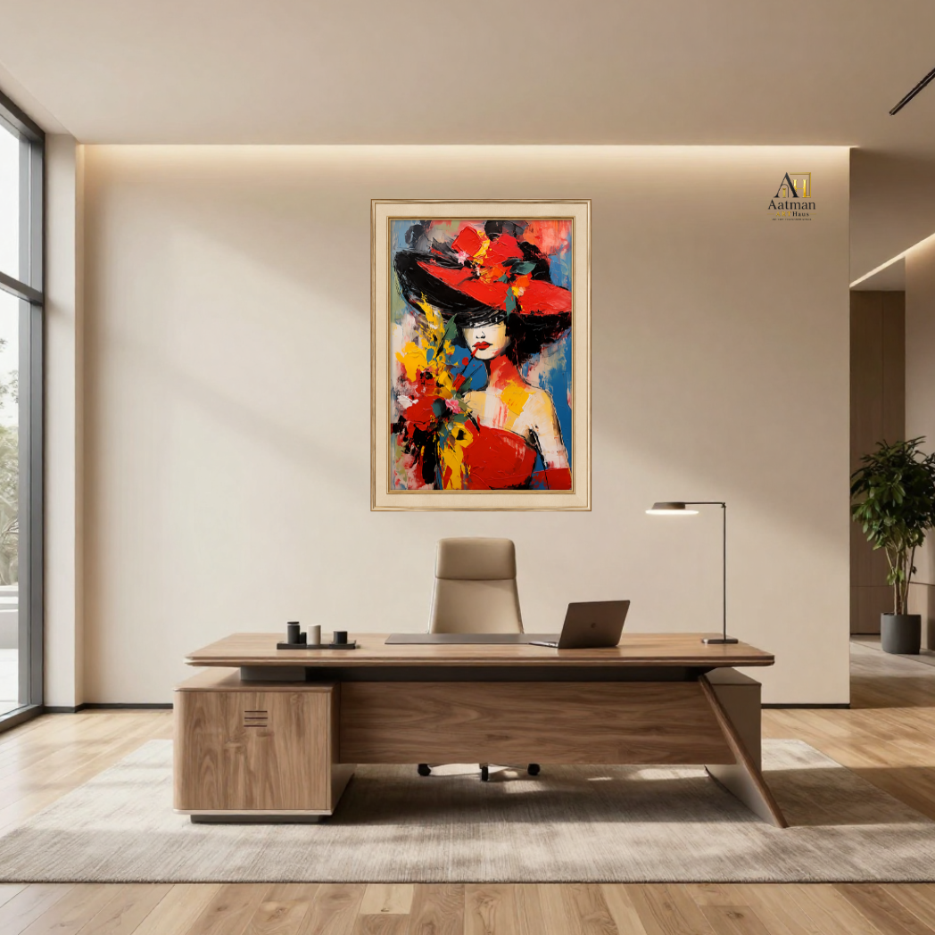 Luxury Pop Art Woman Premium Wall Art