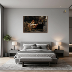 The Lady of Shalott – Inspired by John William Waterhouse | Premium Fine Art Canvas Print