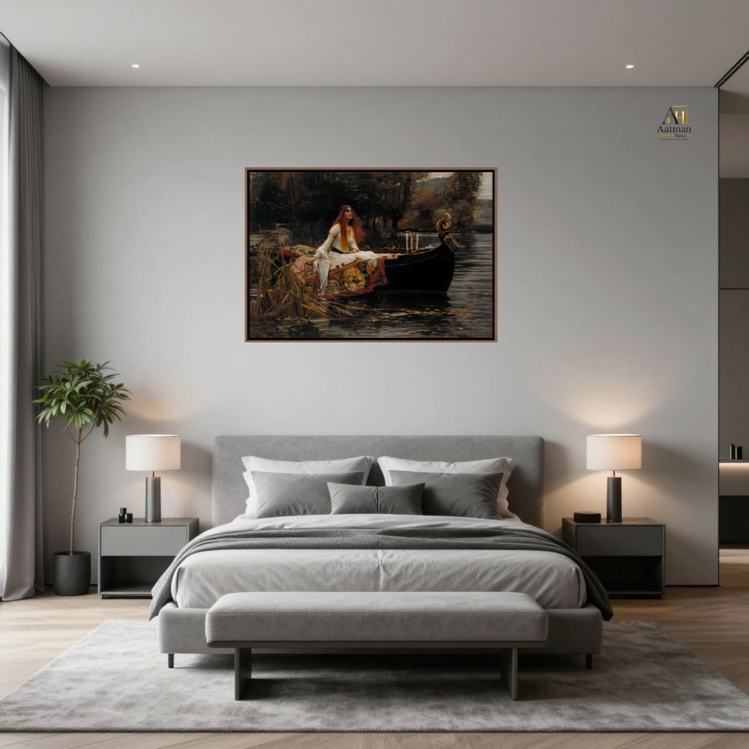 The Lady of Shalott – Inspired by John William Waterhouse | Premium Fine Art Canvas Print