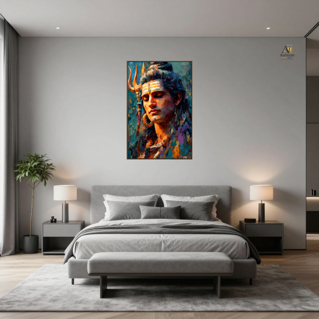 Lord Shiva – Divine Meditation | Premium Large Format Canvas Print