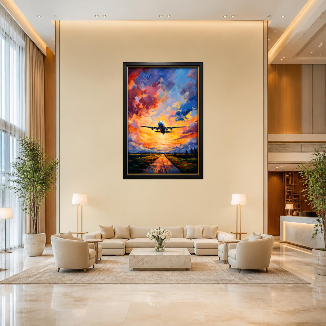 Flight into the Horizon | Premium Medium &amp; Large Format Canvas Print