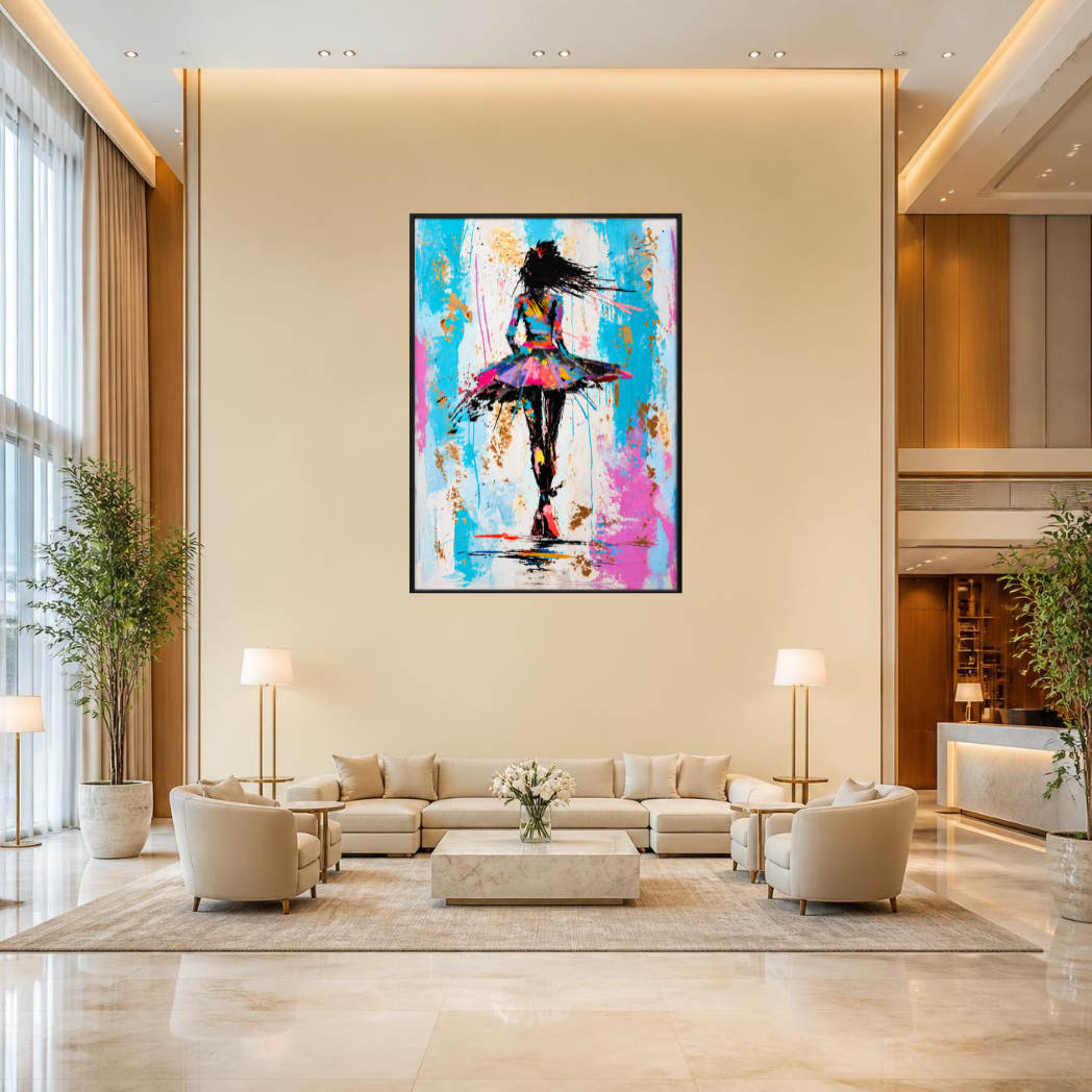 Abstract Fashion Figure Premium Wall Art.