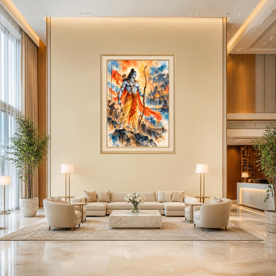 Lord Rama Premium Wall Art