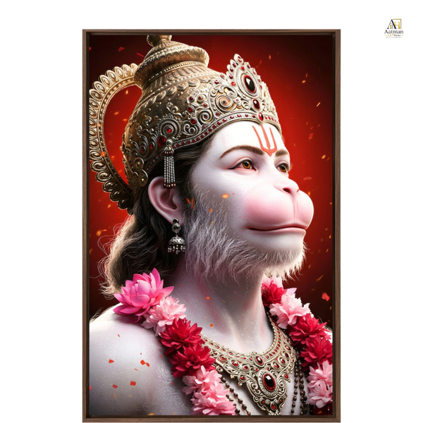 Lord Hanuman – Divine Strength & Devotion Premium Wall Art