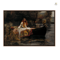 The Lady of Shalott – Inspired by John William Waterhouse | Premium Fine Art Canvas Print