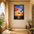 Flight into the Horizon | Premium Medium &amp; Large Format Canvas Print