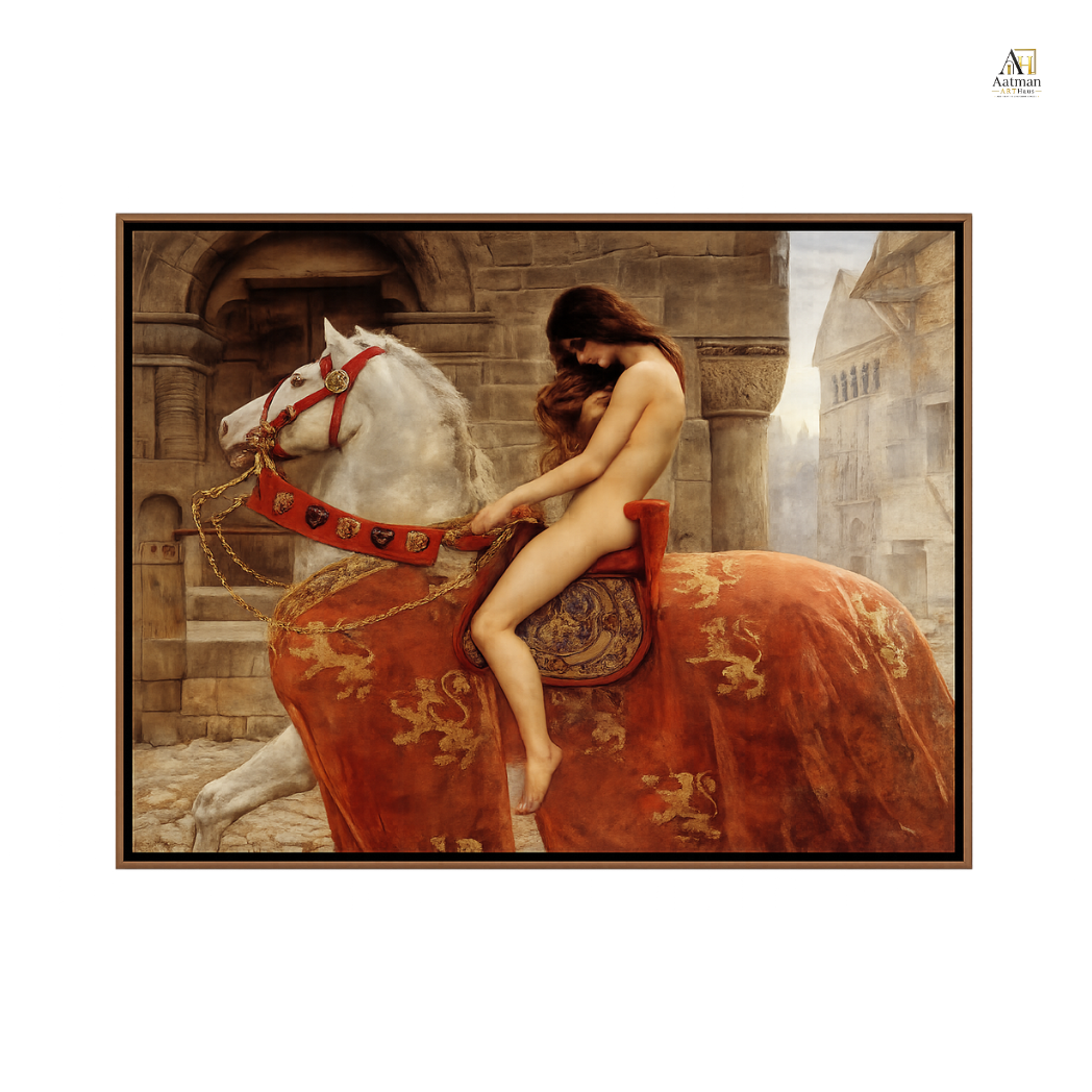 Lady Godiva (1897) – Inspired by John Collier Premium Wall Art