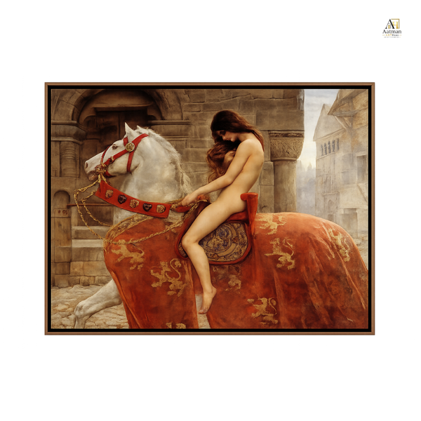 Lady Godiva (1897) – Inspired by John Collier | Premium Fine Art Canvas Print