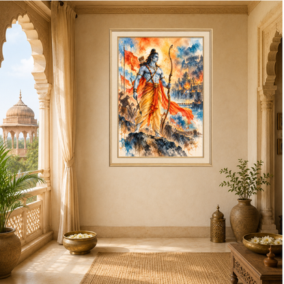 Lord Rama Premium Wall Art