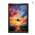 Flight into the Horizon | Premium Medium &amp; Large Format Canvas Print