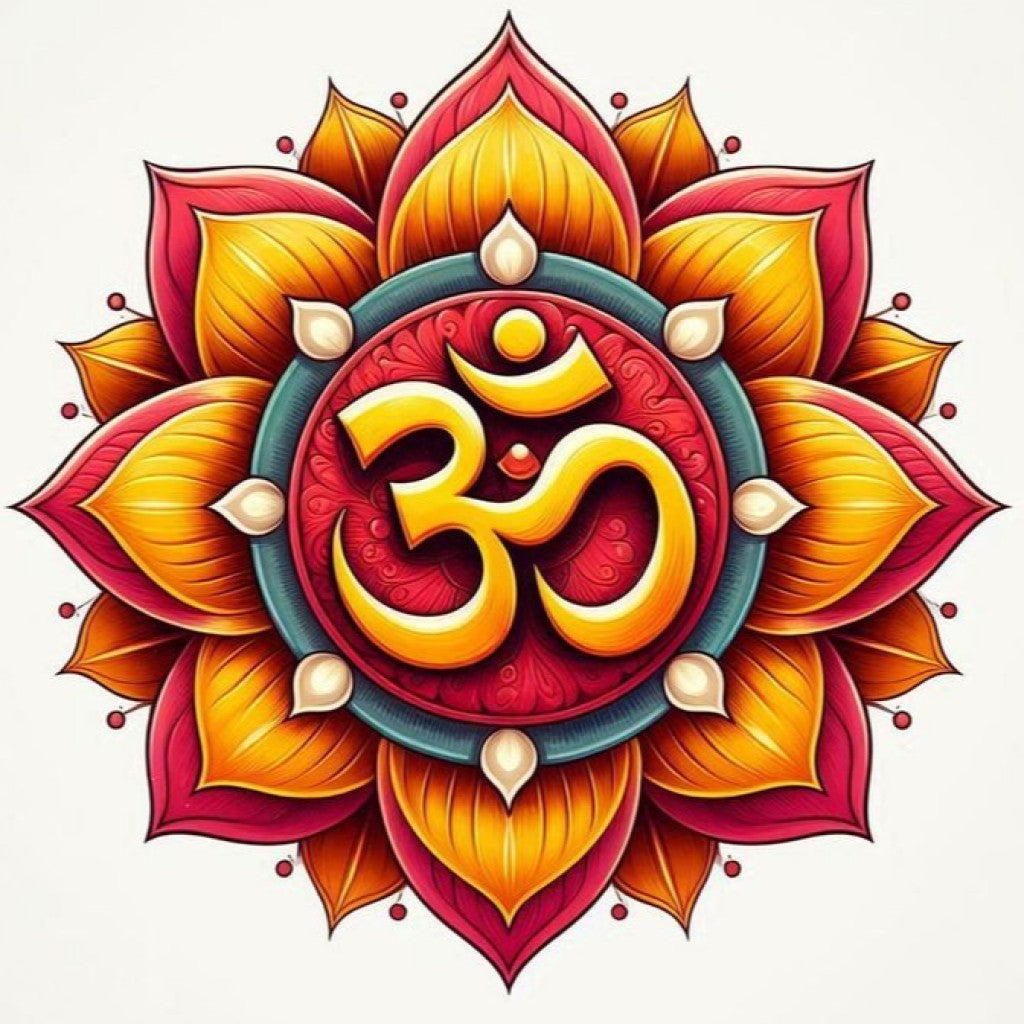 Premium AUM Self-Adhesive Vinyl Wall Decal (12 × 12 Inches)