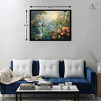 Tropical Waterfall Paradise Canvas Wall Art