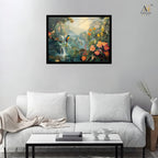 Tropical Waterfall Paradise Canvas Wall Art
