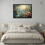 Tropical Waterfall Paradise Canvas Wall Art