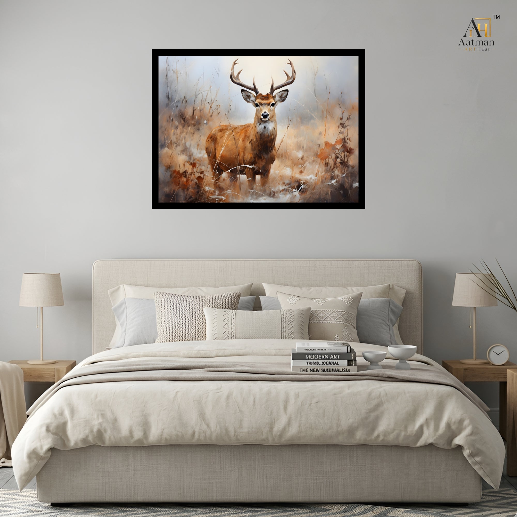 Majestic Deer Canvas Wall Art