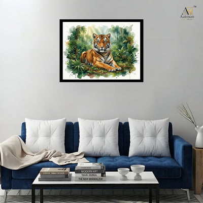 Bengal Tiger Water Color Premium Wall Art