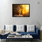 Lord Buddha Premium Museum-Style Canvas Wall Painting