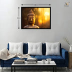 Lord Buddha Premium Museum-Style Canvas Wall Painting