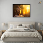 Lord Buddha Premium Museum-Style Canvas Wall Painting