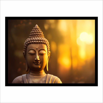 Lord Buddha Meditating Wall Art