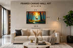 Autumn Forest Deer Wall Art