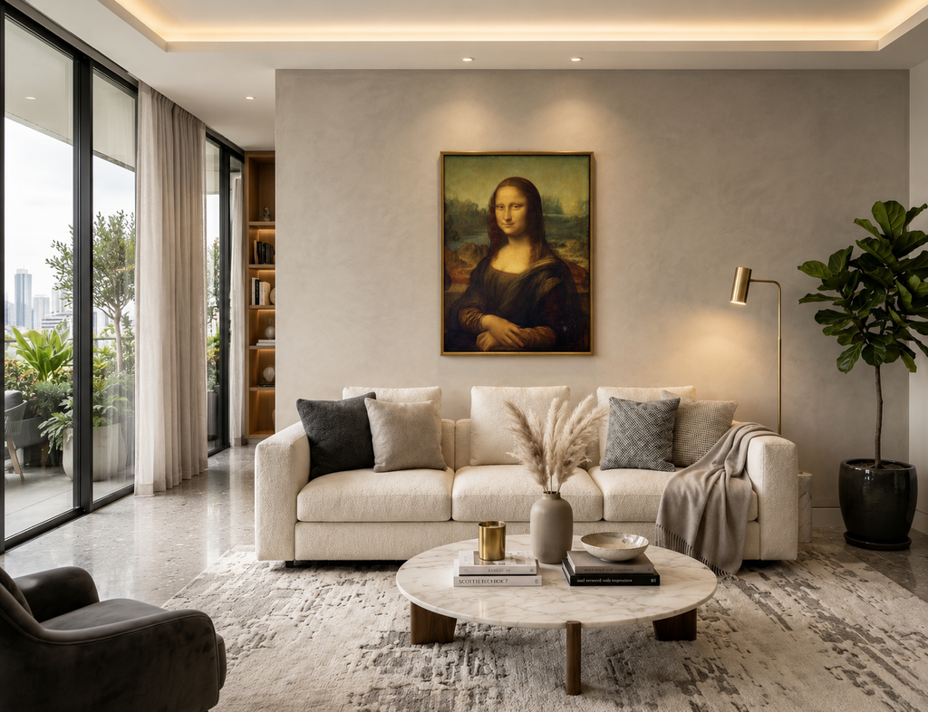 REPLICA Mona Lisa Canvas Wall Art