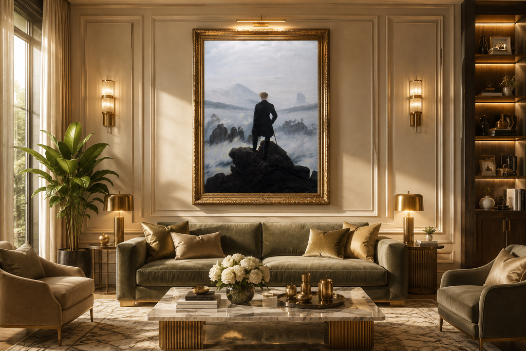 Wanderer Above the Sea of Fog – Premium Museum-Quality Canvas Print