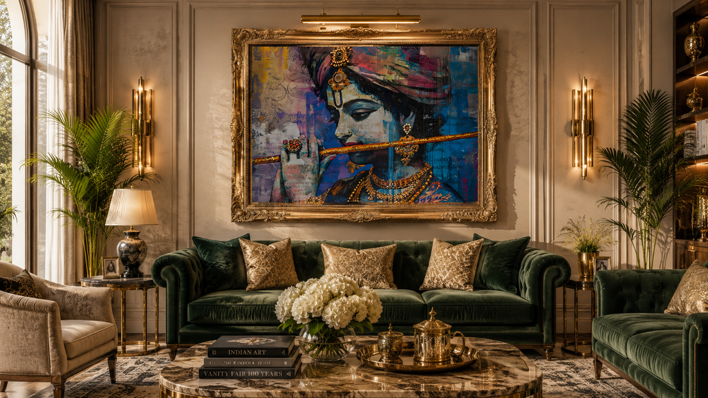 Aatman ARTHaus Krishna Large Canvas Wall Art