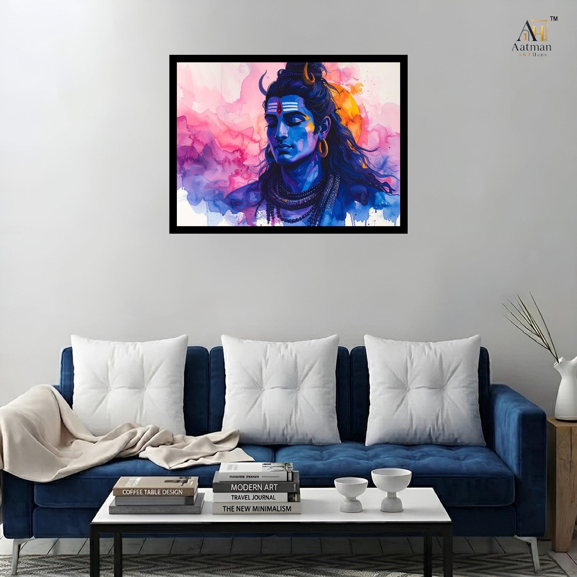 Lord Nilkanth Painting Premium Wall Art