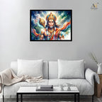 Lord Hanuman Canvas Wall Art
