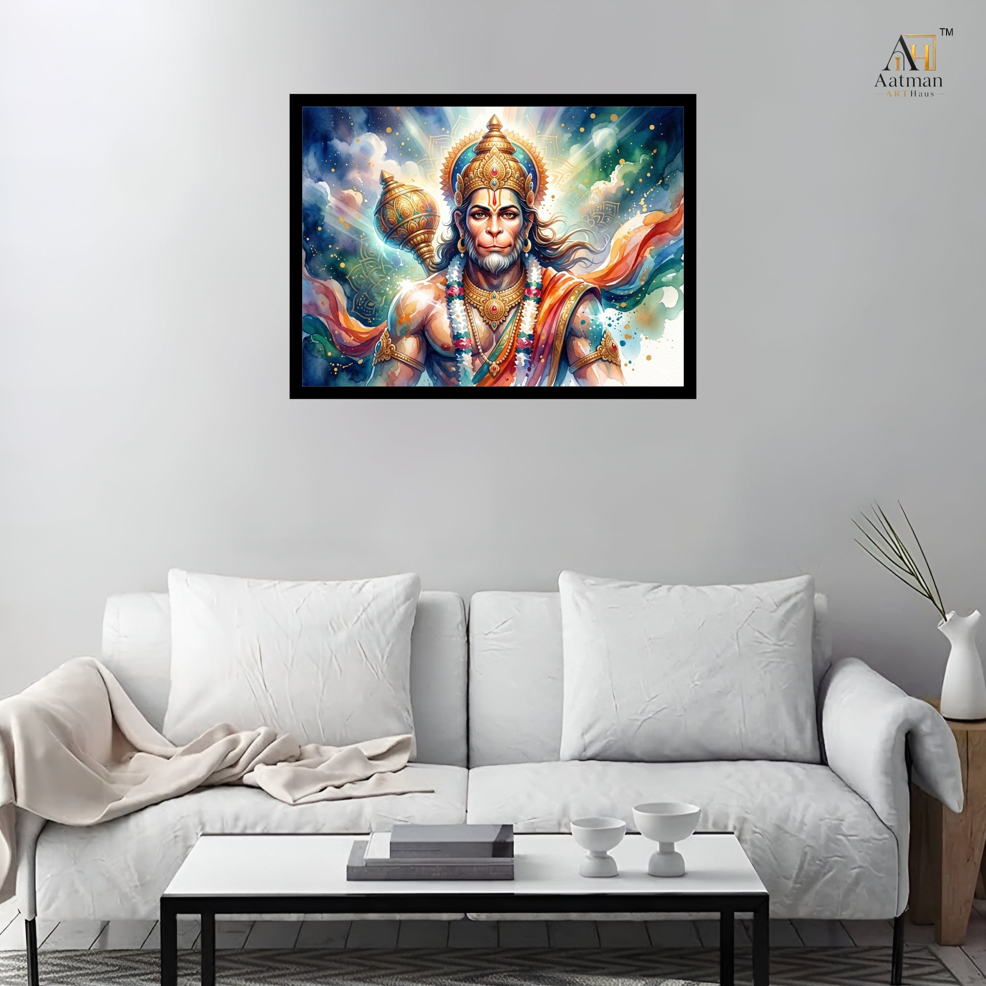 Lord Hanuman Canvas Wall Art