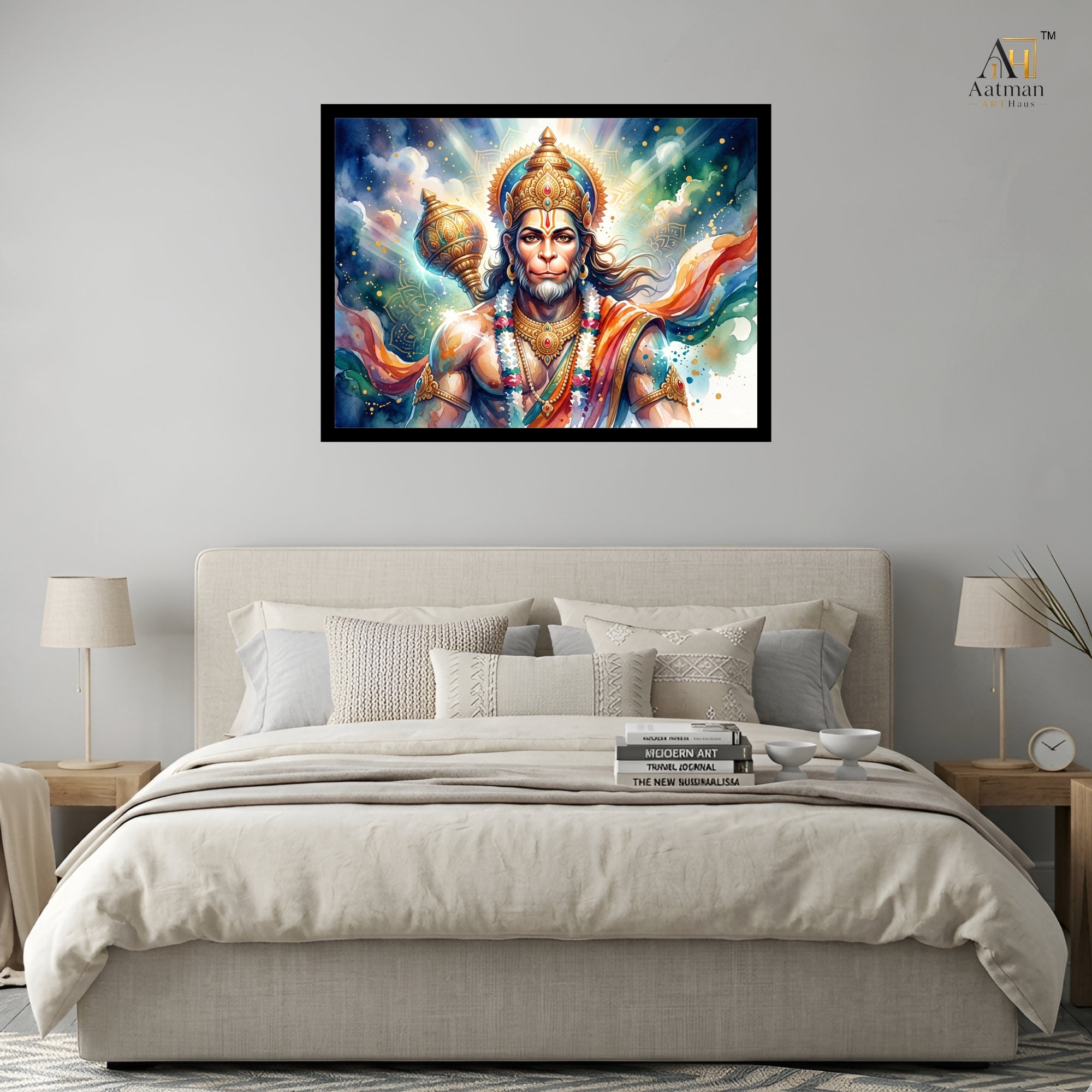 Lord Hanuman Canvas Wall Art