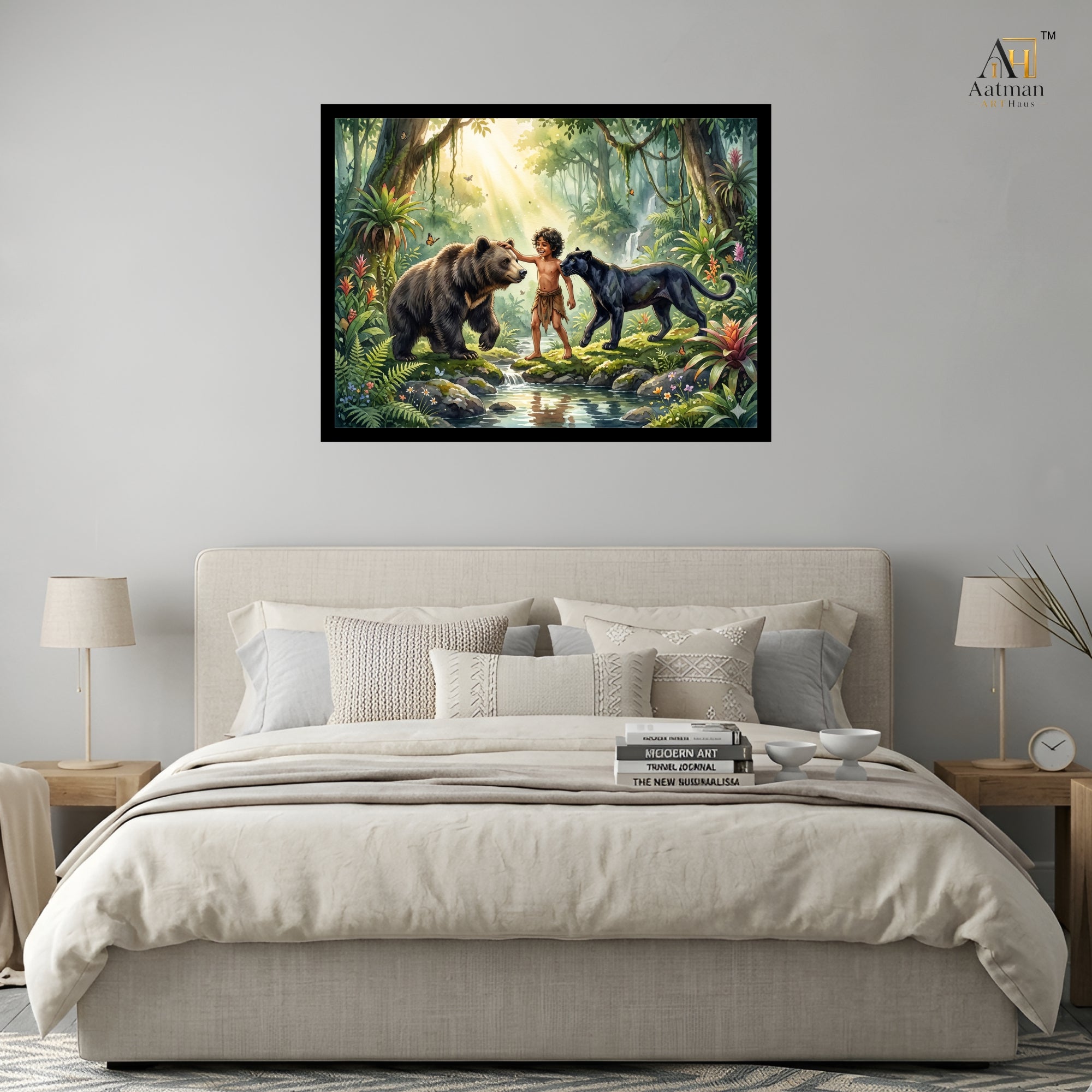 Aatman ARTHaus Jungle Adventure Canvas Wall Art