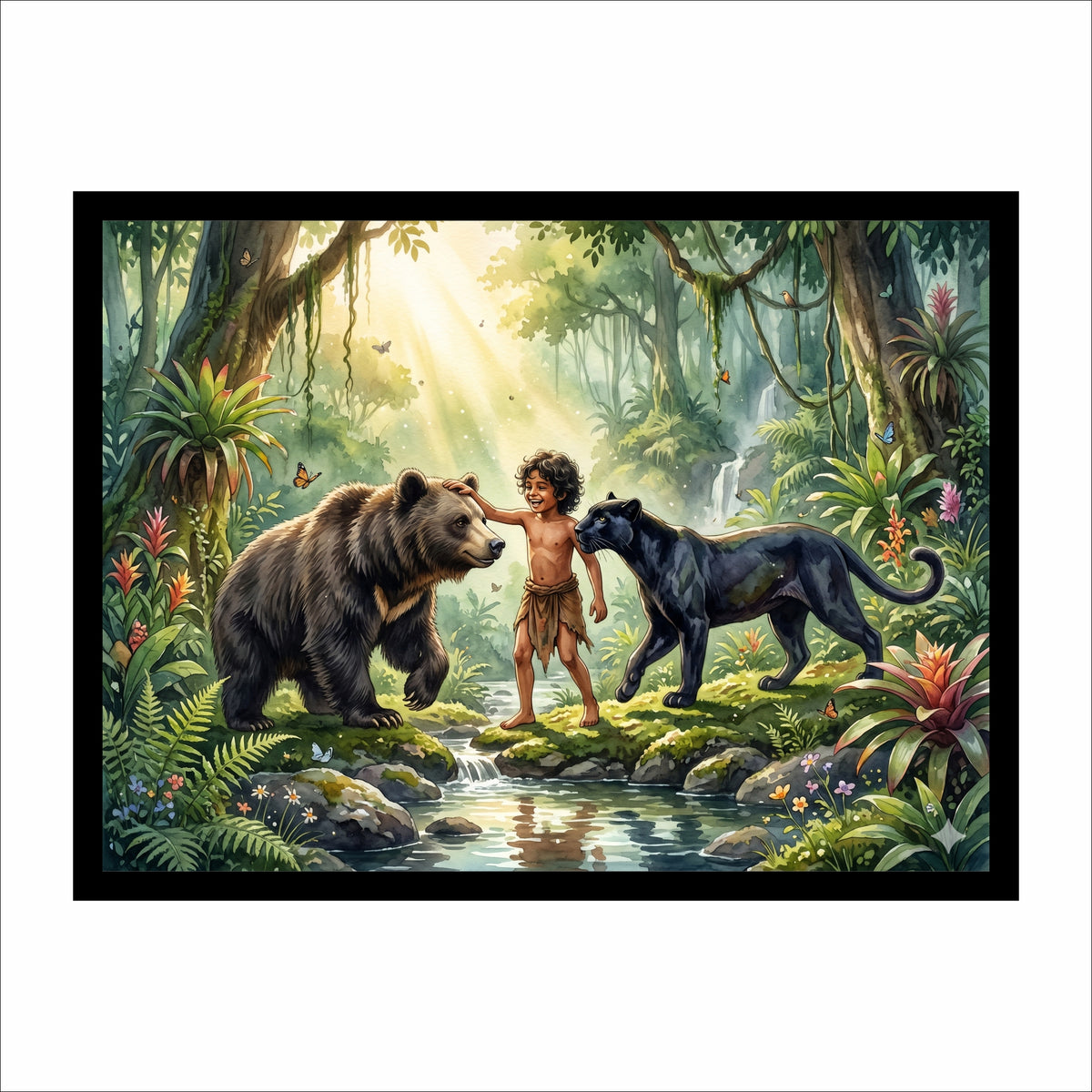 Jungle Adventure Premium Wall Art