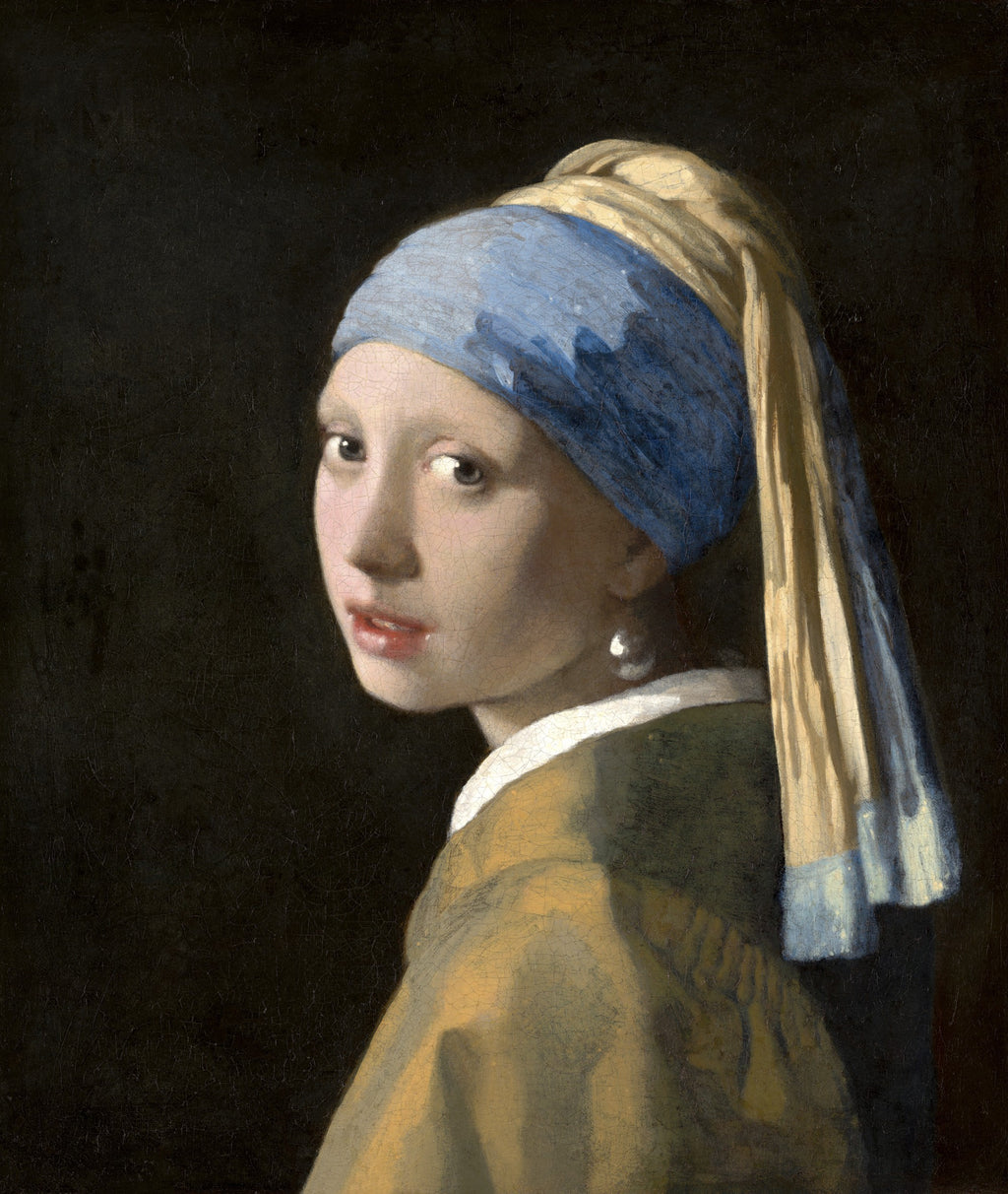 Girl with a Pearl Earring by Johannes Vermeer Canvas Wall Art