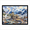 Kedarnath Temple Canvas Wall Art