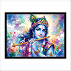 Lord Krishna Canvas Wall Art