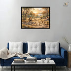 Lion Pride Canvas Wall Art