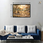 Lion Pride Canvas Wall Art