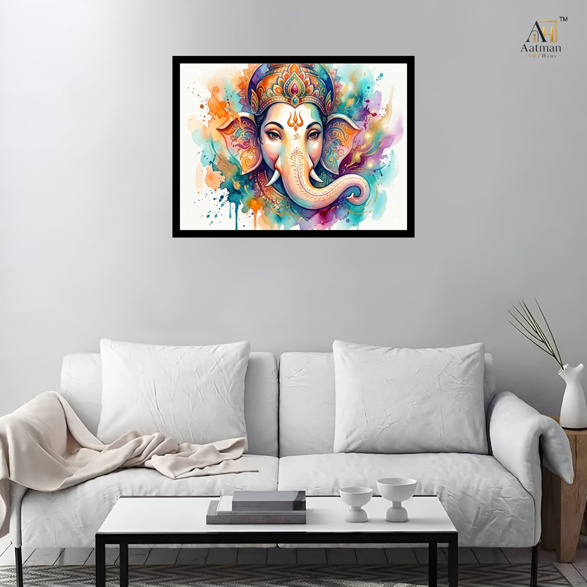Lord Ganesha Canvas Wall Art