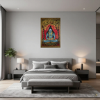 Shiva Meditation Under the Sacred Tree – Premium Large Format Canvas Print