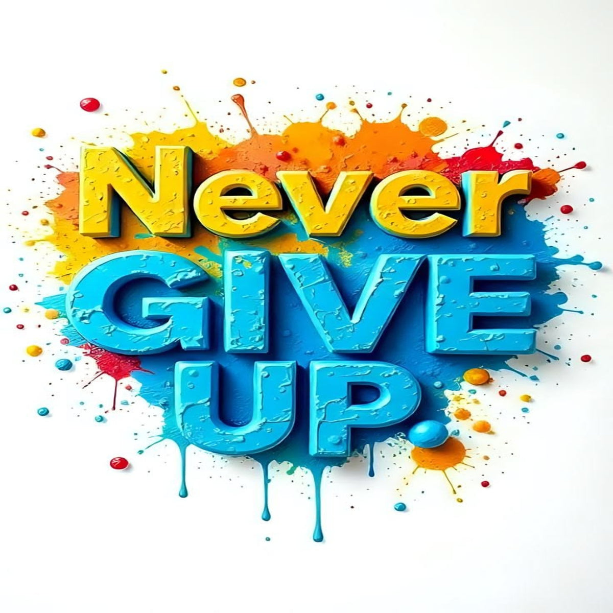 Motivational Quote Sticker Wall Decal ( 12 x 12 Inches )